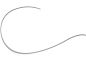 Preview: Nichel-titanio SE (super elastico) con curva inversa, Natural, ROTONDA (Highland Metals Inc.)