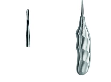 Wurzelheber, Anatomischer Griff, Medan-Bein, flach, 3 mm (DentaDepot)
