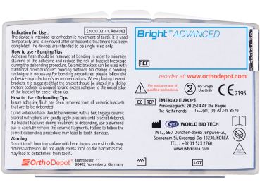 Bright™ ADVANCED, Set (Arcata sup.  5 - 5), Roth .018"