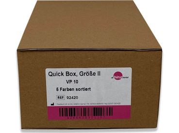 Porta apparecchi, Quick Box, misura II, 5 colori assortiti