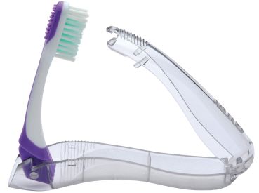 Spazzolino ortodontico portatile 2 in 1 pieghevole monopezzo Design  dentifricio spazzolino da viaggio portatile Set di spazzolini morbidi -  AliExpress