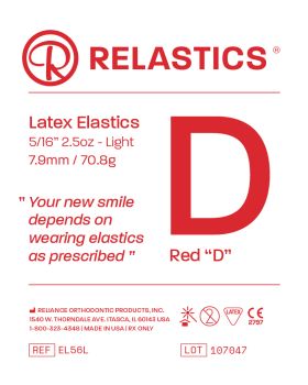 Elastici intraorali Relastics™ - in lattice, Diametro 5/16" = 7,9 mm