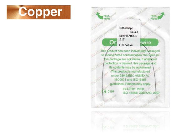 Nichel-titanio Copper, Ovoid, ROTONDA