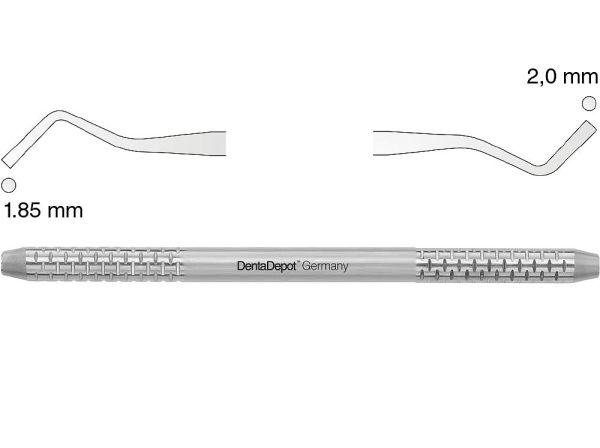 Strumento per composito, MT2, 1,85 mm / 2,0 mm (DentaDepot)