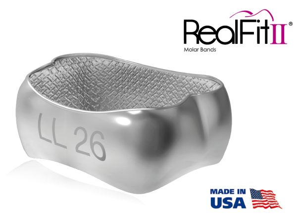 RealFit™ II snap - arc. inf., combinazione doppia con lip bumper + chiusura palatale (dente 46, 36) MBT* .018"