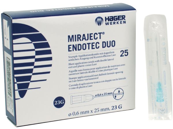 Miraject Endotec Duo 0,6X25Mm 23G Pa