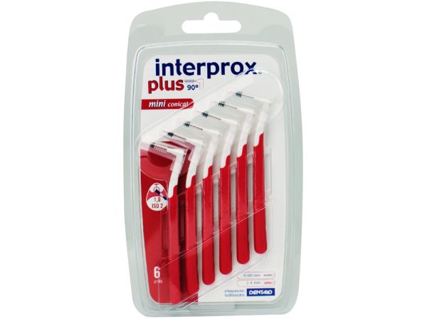 Interprox plus miniconcial rosso 6 pz.