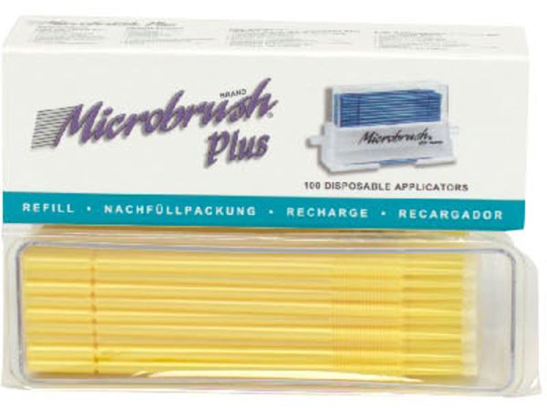 Microbrush plus fine giallo 100 pz.