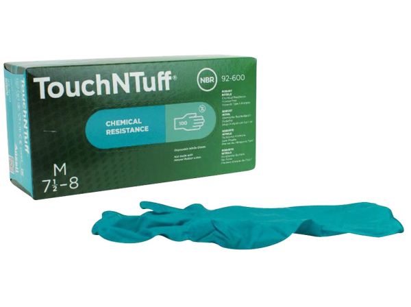 Touch N Tuff pdfr misura 7,5-8 verde 100pz