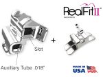 RealFit™ II snap - arc. inf., combinazione doppia + chiusura palatale (dente 36) MBT* .018"