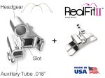 RealFit™ II snap - arc. sup., combinazione tripla + chiusura palatale (dente 17, 16) Roth .022"